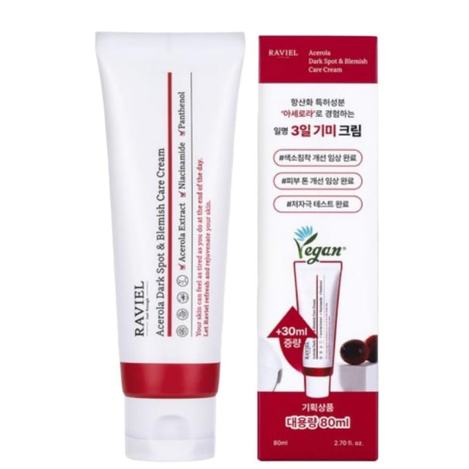 RAVIEL Crème Taches Sombres et Mélasma à l'Acérola 80ml white
