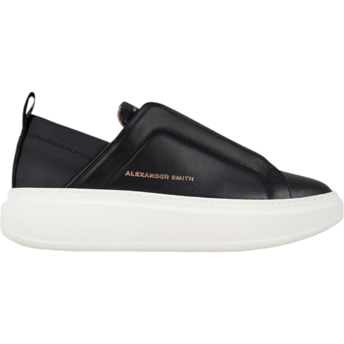 asbcwlw-0602-blk Alexander Smith Vrouwen leder zwart