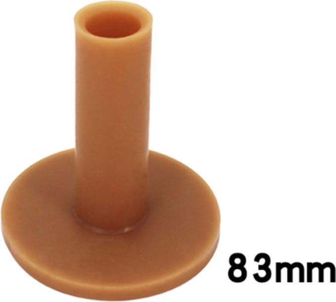 2x 80mm Driving Range Tee - Golf Accessoires - Rubber - Afslaan- Golf tees