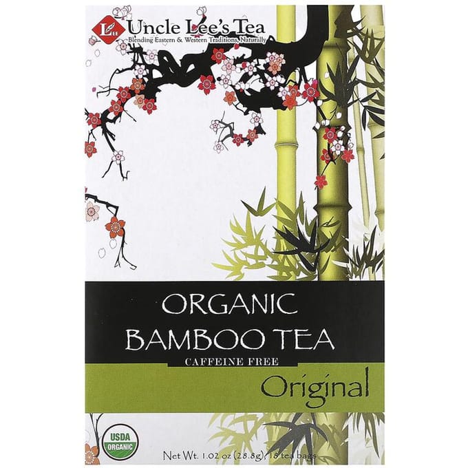 Thé Biologique de Bambou, Original, Sans Caféine, 18 Sachets de Thé, 1,02 oz (28,8 g)