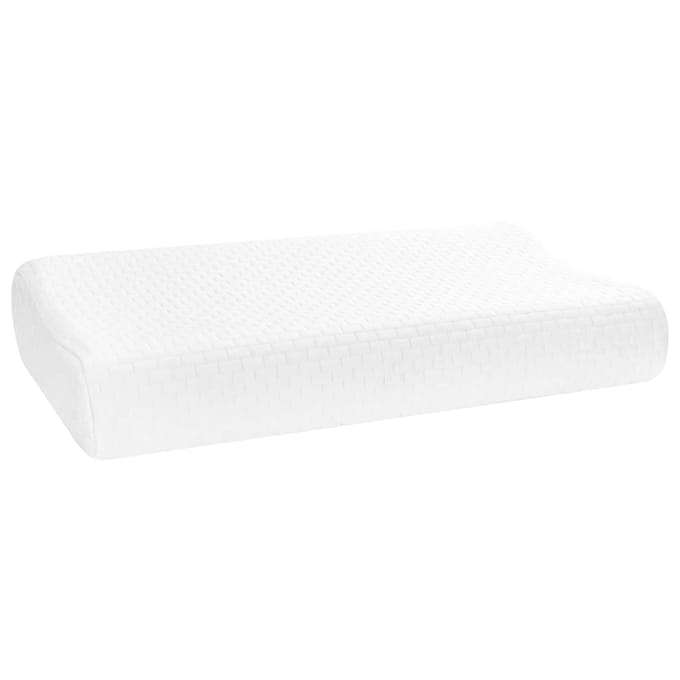 vidaXL - Slapen - kussen - 60 - x - 37 - x - 12,5 - cm - Medium - Traagschuim - Wit