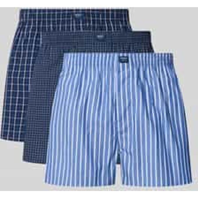 Boxershorts met elastische band in een Set van 3
