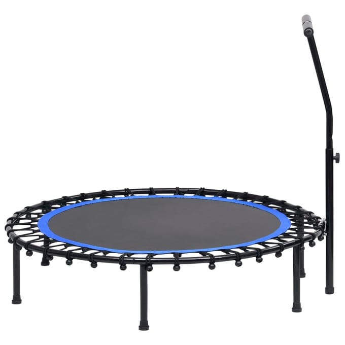 vidaXL Fitnesstrampoline met handgreep 122 cm