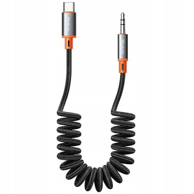 Mcdodo® Adapter Jack 3.5mm naar USB-C - Kabel - AUX - met DAC - 2m