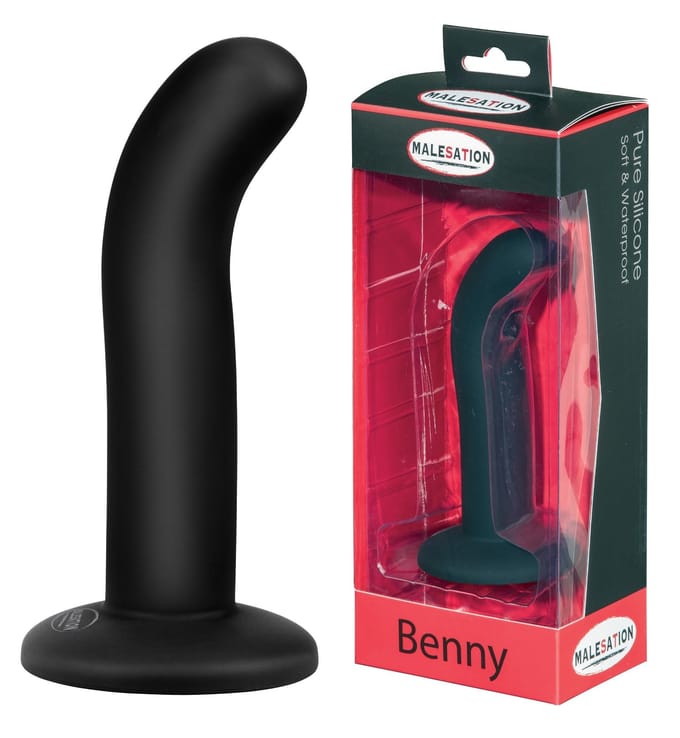 Gladde Siliconen Dildo Benny - 13 cm