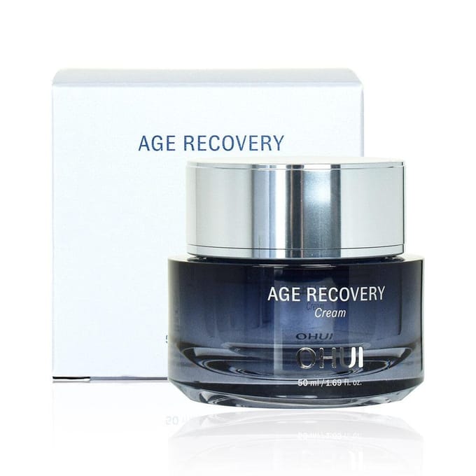 O HUI Age Recovery Crème 50ml Koreaanse Luxe Merk Winkel black