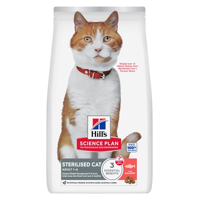 Hill's Science Plan Sterilised Cat Adult Kattenvoer met Zalm - 1.5 kg