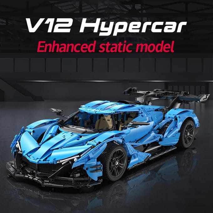 CaDA C64003W - V12 Hypercar Static Version - Schaal 1:8 - by Suhwan Ji