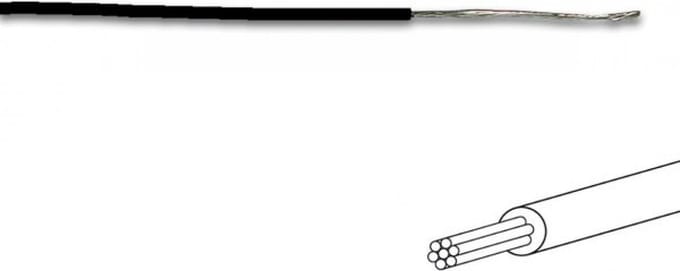 Montagedraad -  Ø 1.4 Mm - 0.2 Mm² - Meeraderig - Zwart