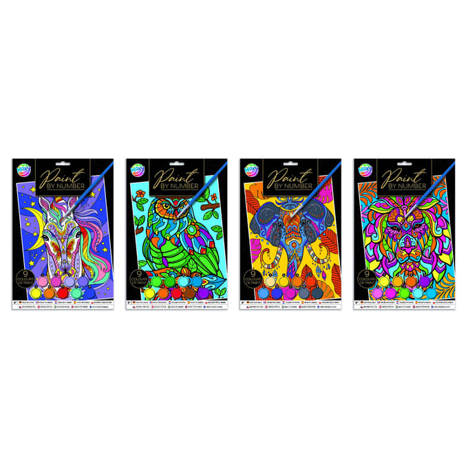 Creative Craft Group Paint by Number Animal Theme