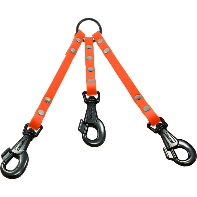 Twee honden PVC plaat 2 karabijnhaken Canihunt Extreme New 2024