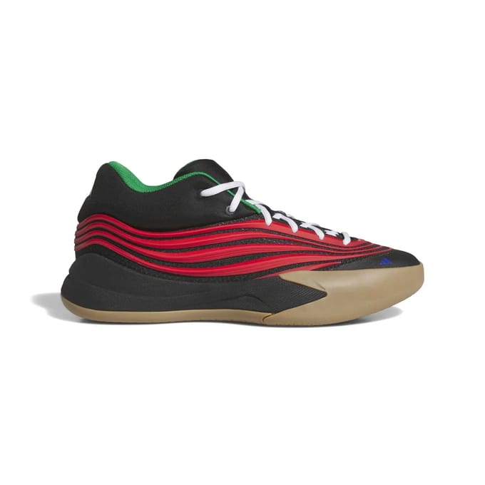 Adidas Dame Sneakers Heren - Zwart - Maat 46 - Mesh/Synthetisch