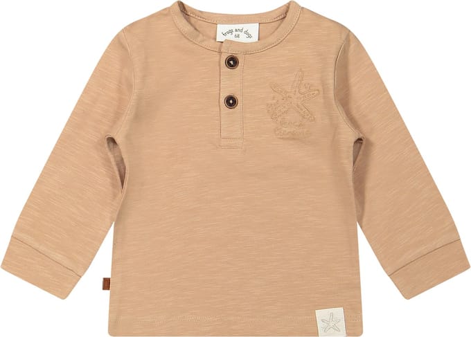 Frogs and Dogs - Shell shirt | Biscuit - Katoen - Maat 68