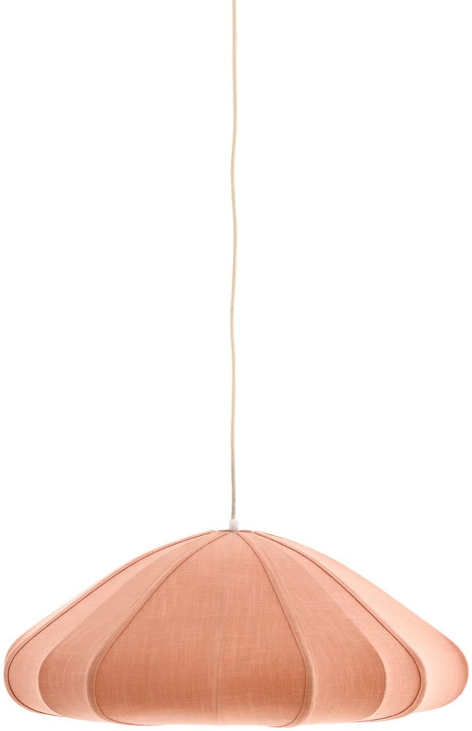 Hanglamp - roze - CESANO - textiel - E27 - 2988795 - Light & Living