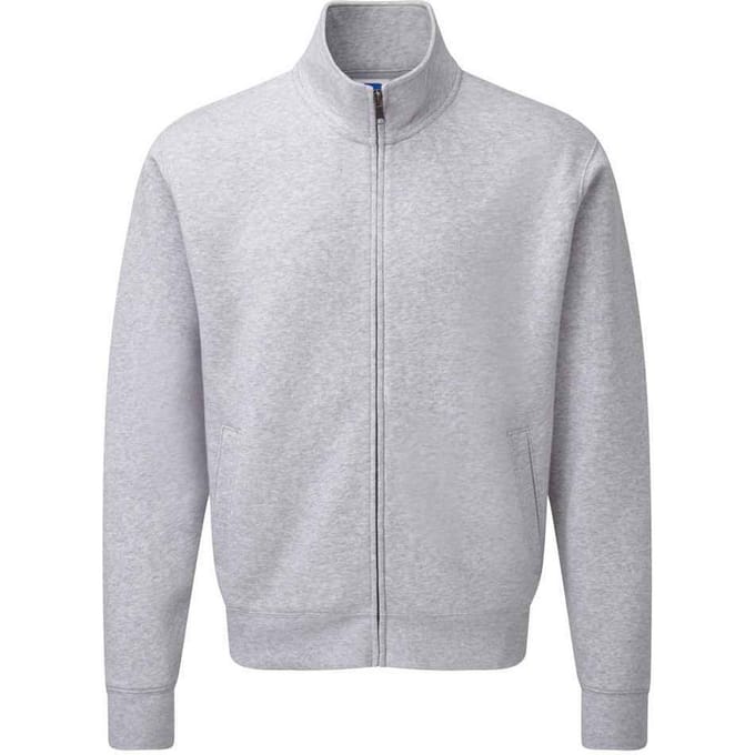 Russell Heren Authentiek Sweatjack (Licht Oxford)