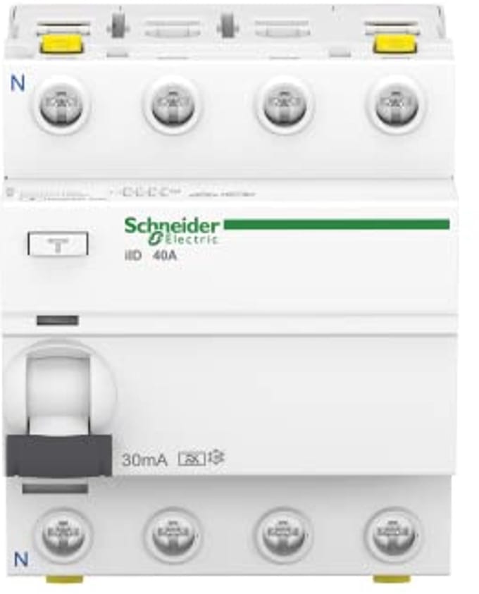 FI-stroomonderbreker 4-polig 40A 30mA Type A Aardlekbeveiliging