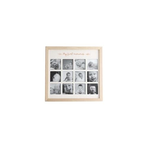 Prénatal - My first memories fotolijst - Onbehandeld/Naturel - Afmeting 28.5 x 27.5 x 2 cm