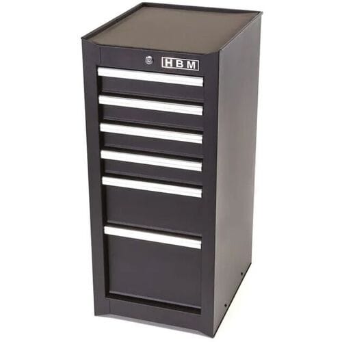 HBM 6 Laden Gereedschapskast Zwart