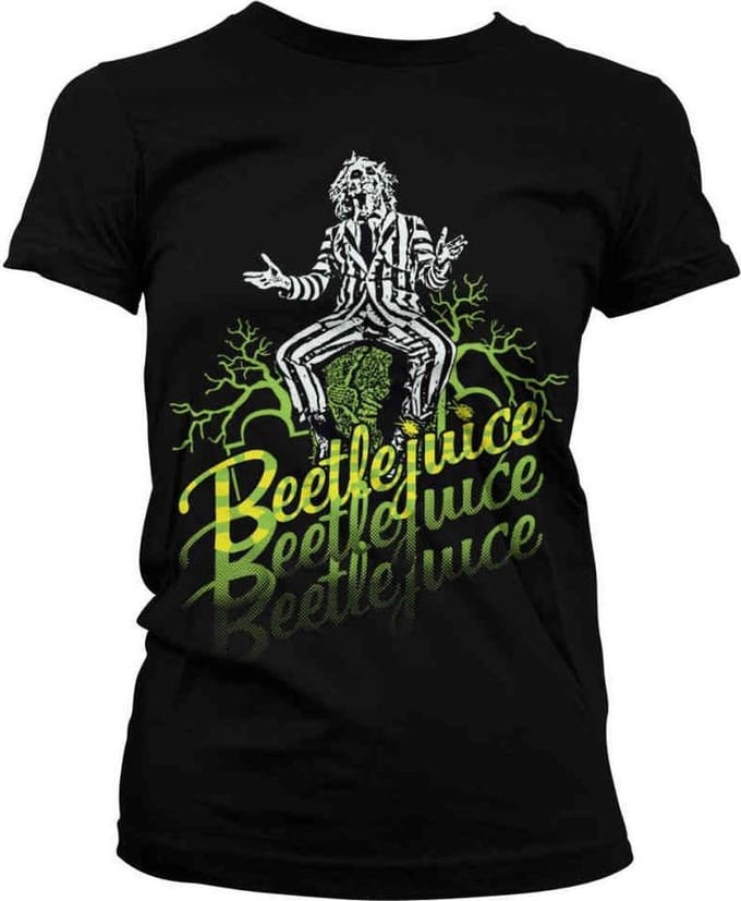 Beetlejuice Dames Tshirt -XL- Beetlejuice Zwart