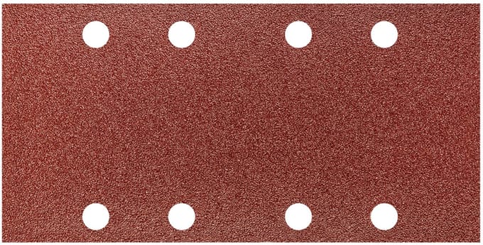 Graphite Serie - Schuurpapier - 93 x 185 mm - K80 - 5 stuks - Met gaten