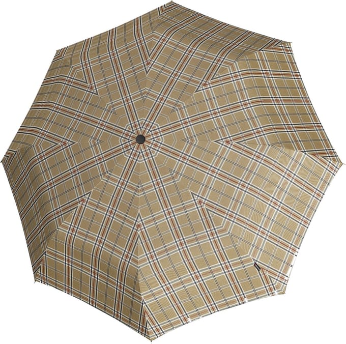 Knirps Paraplu T.760 Stick Automatic Check Beige