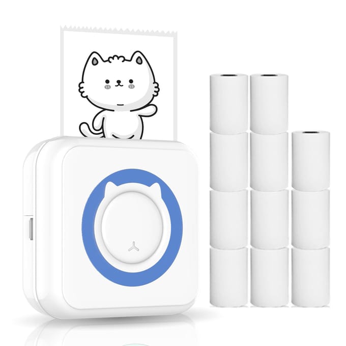 Alles-in-één fotoprinter Multifunctionele draagbare printer Ondersteuning voor draadloze Instant Mini-printers BT RBL-1