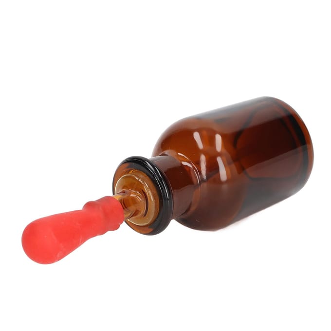 10 stuks Druppelflesje 30 ml Inhoud Rubberen Dop Gereedschap Set Kit voor Laboratorium Experiment brown