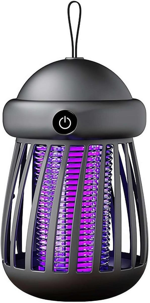 Ultramoderne Muggenlamp 2.0 - USB-opladen - Met CO2 Technologie - 3000V Elektrocutie - Voor Binnen/Buiten