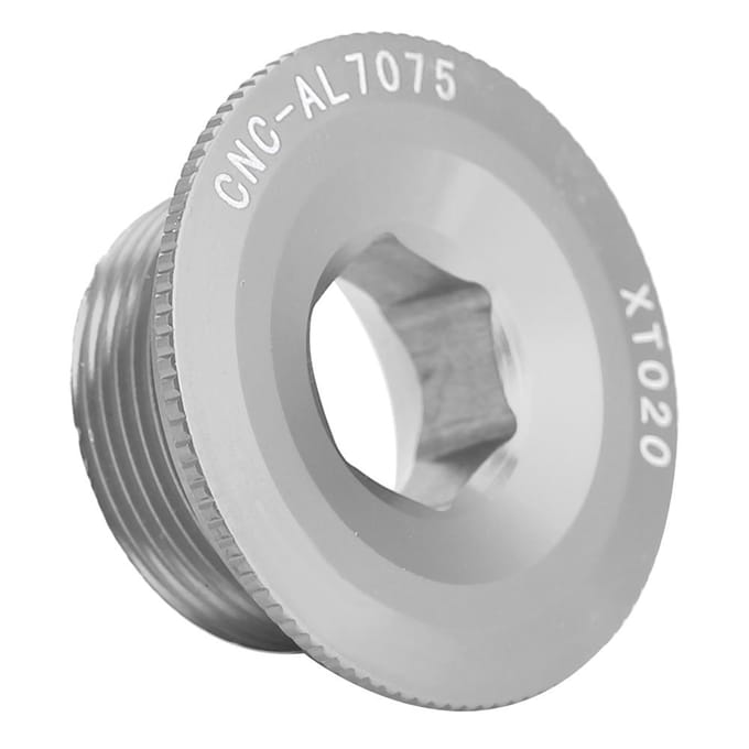 Krukasbout voor Mountain Racefiets Bracket Dop M20*10 Crankstel Schroef BB As Schroeven Titanium zilver