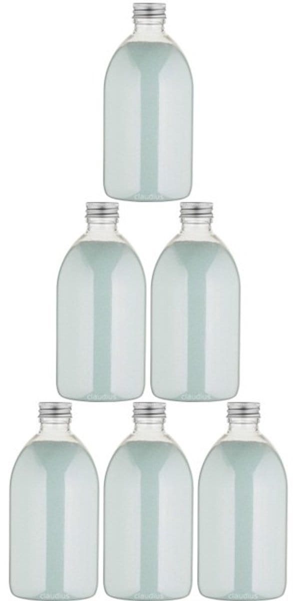 Scrubzout Hammam Herbal - 650 gram - Fles met aluminium dop - set van 6 stuks - Hydraterende Lichaamsscrub