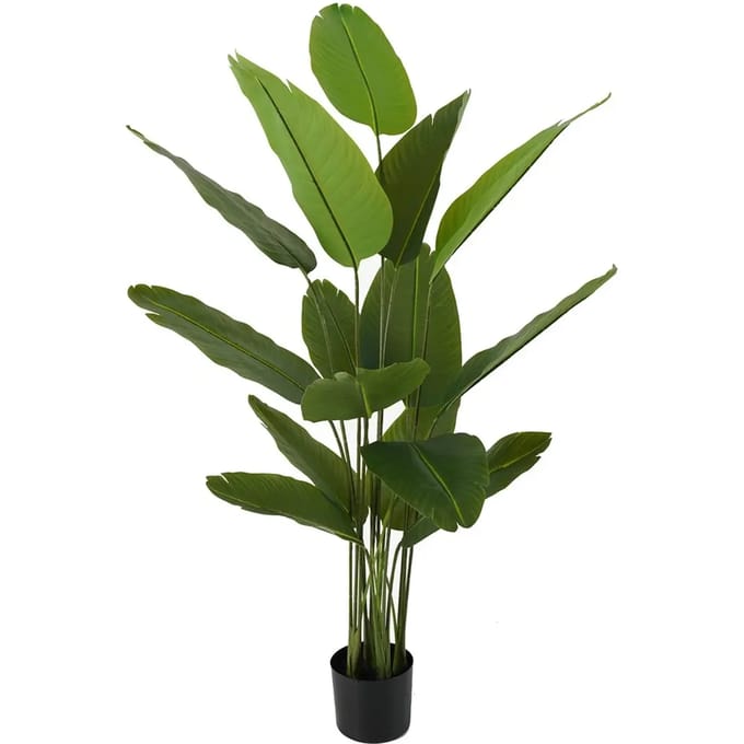 Present Time Kunstplant Canna - Groen - 86x86x150cm - Modern