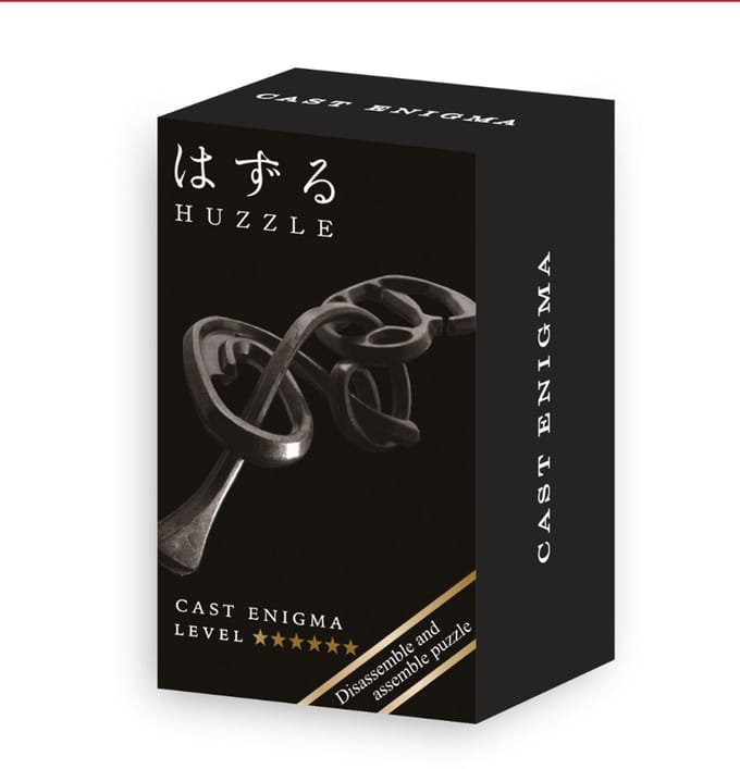 IQ-puzzel - Enigma - Mini - Metaal - Zilver - Niveau 6
