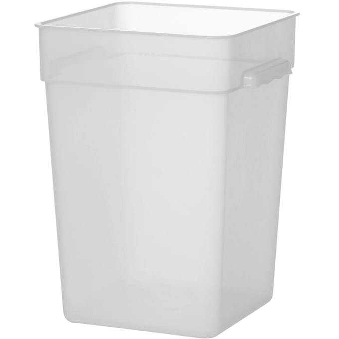 HENDI voedselcontainer 20 liter transparant BPA-vrij met schaalverdeling stapelbaar magnetronbestendig horeca