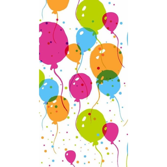 Duni - Tafellaken Splash Balloons 120x180 cm - Splash Ontwerp