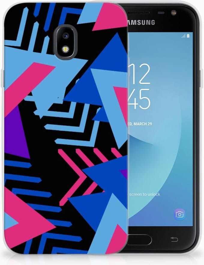 Samsung Galaxy J3 2017 TPU Hoesje Funky Triangle