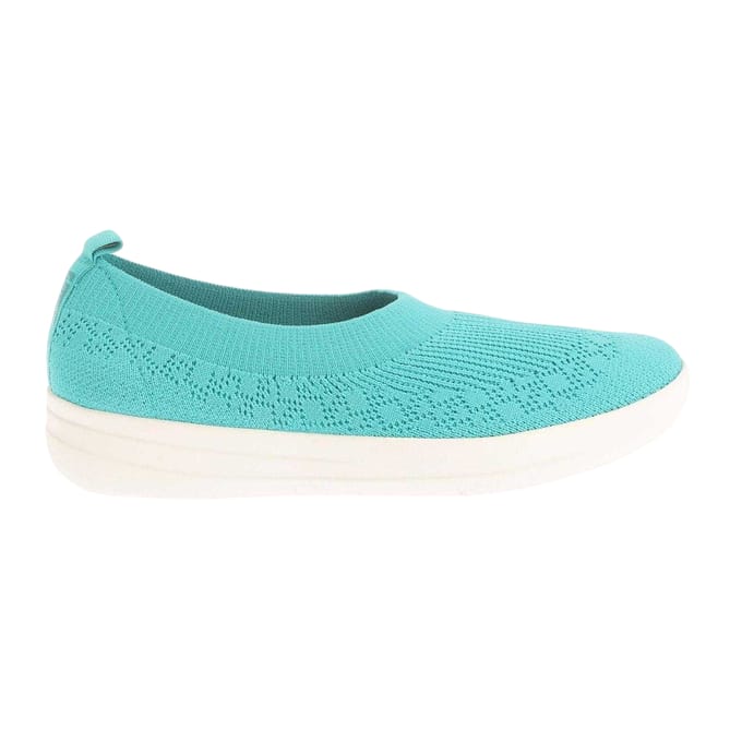 Fit Flop Dames Uberknit Ballerina's (Blauw)
