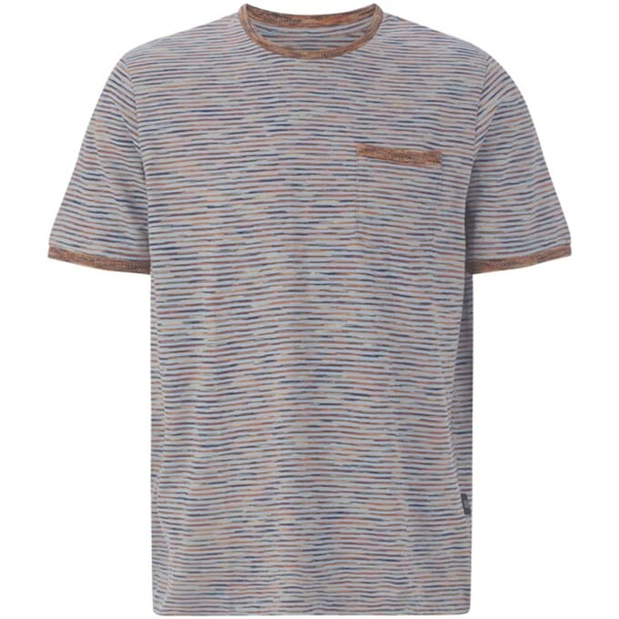 T-shirt ORIELLO lichtblauw