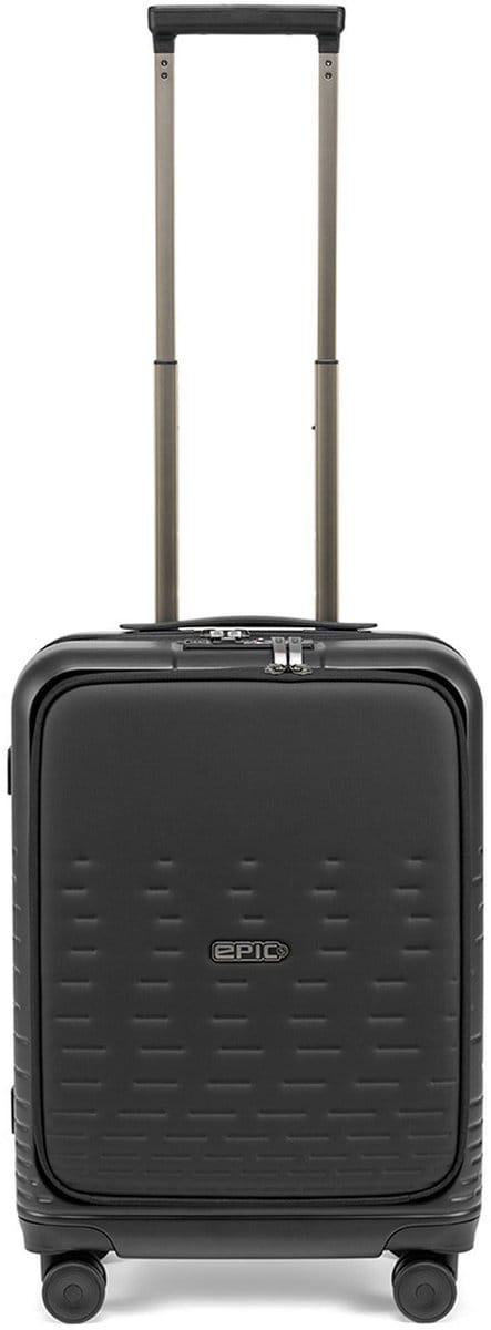 EPIC Trolley met laptopvak Spin Fastback Satin Black Zwart 55cm