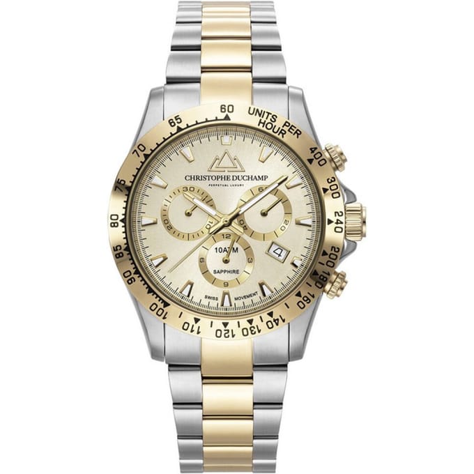 Christophe Duchamp Grand Mont CD7101-10 Heren Horloge 42mm 10 ATM