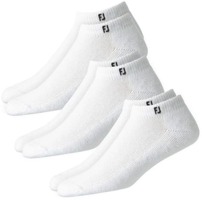Footjoy Dames Golfsokken Sportlet 3 Paar Wit 36.5 - 40.5