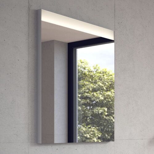 Duravit bathroom mirror Good 80x70 cm with LED lighting above