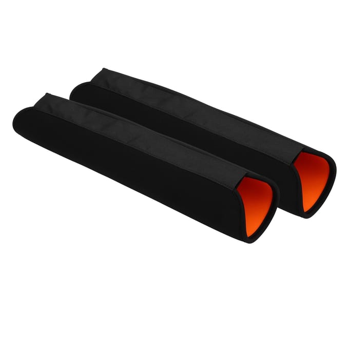 2 STuks Elektrische Fiets Accuhoezen Waterdichte Fiets Frame Accu Beschermhoes Mouwen black