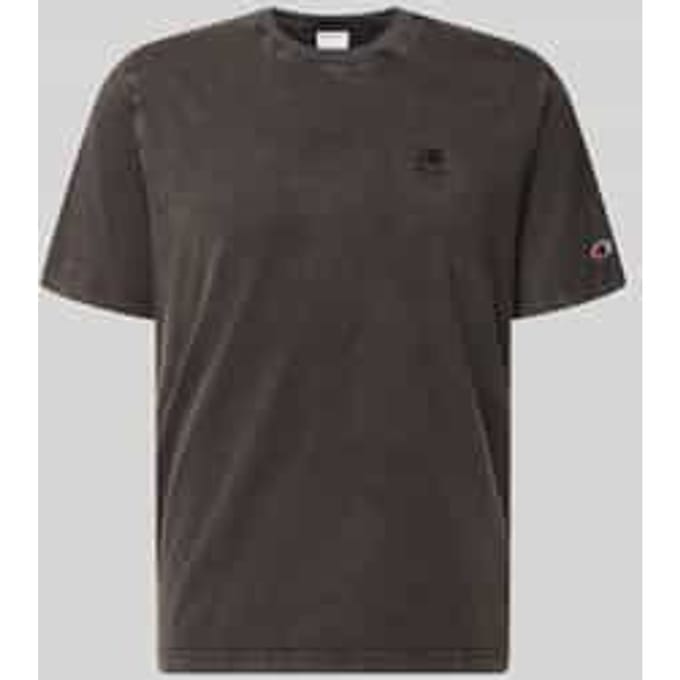 T-shirt met Labelstitching en Ronde hals