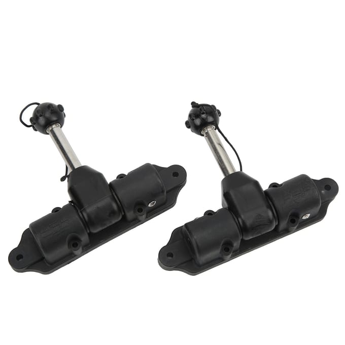 2 STUKS Kajak Peddelvergrendeling Houder Opblaasboot Roeispaalvergrendeling Patch voor Kano's Vlotten Dinghy Accessoires black