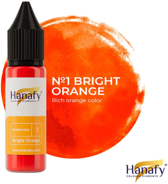Hanafy No.1 Bright Orange Corrector – Pigment for Brows & Lips