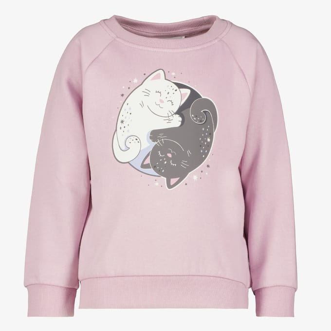 Name It meisjes trui roze met katten - Maat 92
