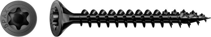SPAX 1191040350203 Houtschroef 3.5 mm 20 mm T-STAR plus Staal Zwart BLAX 200 stuk(s)
