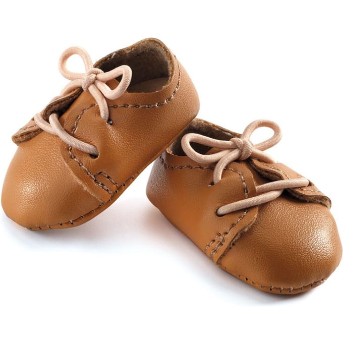 DJECO poppenschoentjes bruin 1.5 jr+
