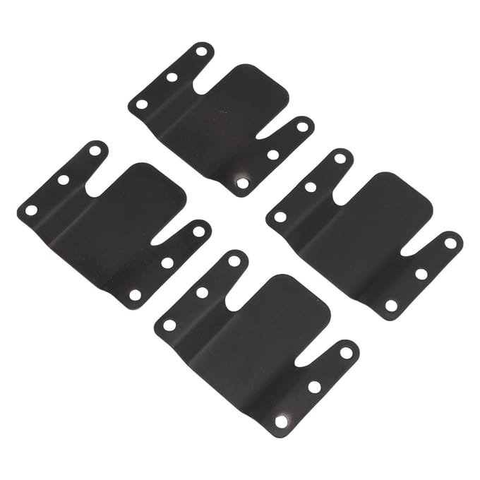 4 Sets Bank Interlocking Universeel IJzer 0.5CM Opening Modulaire Bank Beugel voor Thuis Slaapzaal