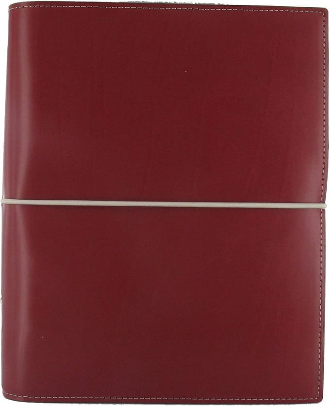 Agenda Organizer - Plannersysteem - Afspraken Plannen - Modern Klassiek Design - A5 Formaat - Rood